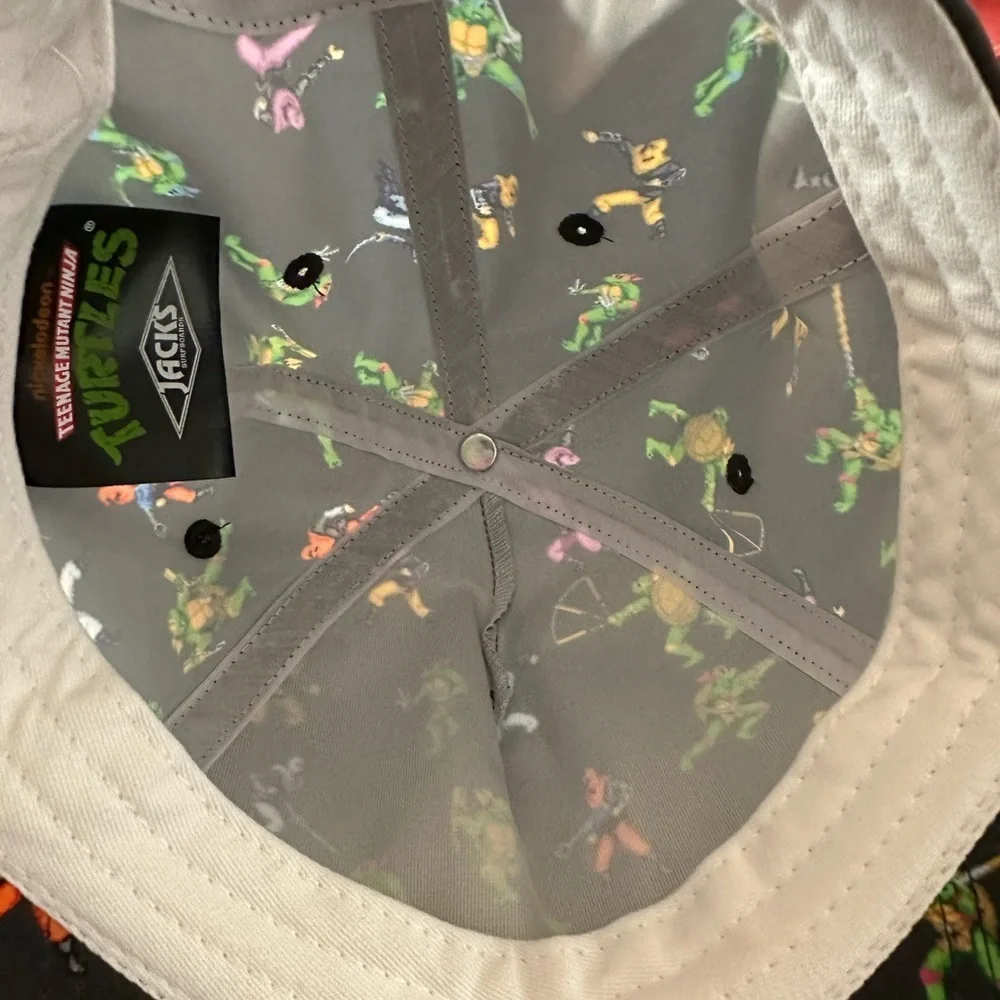 Men’s Or Kid’s Black Ninja Turtles Cap BNWT